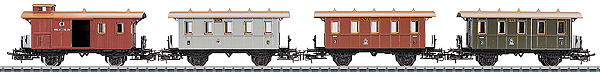 Prussian Train Car Set pkg(4)