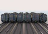 Edelweiss Parlor 6-Car Set - 3-Rail - Ready to Run -- Wagons-Lits CIWL (Era II 1937, blue, ivory)-2