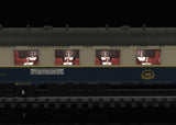 Edelweiss Parlor 6-Car Set - 3-Rail - Ready to Run -- Wagons-Lits CIWL (Era II 1937, blue, ivory)-3