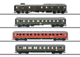 Type ABC4u, WLAB4u(e), BC4uwe 3-Car D 74 3-Car Set- 3-Rail - Ready to Run -- German Federal Railroad DB (Era III 1955, 2 green & 1 red cars)-1