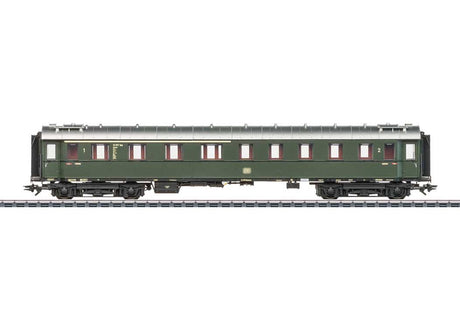 Type AB4uwe 2nd Class Compartment Car - 3-Rail - Ready to Run -- German Federal Railroad DB (Era IIIb, green, silver)