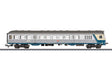 Type BDnrzf 740 2nd Class Silberling/Silver Coin Cab Car- 3-Rail - Ready to Ru -- German Railroad DB AG (Era V, silver, blue, ivory)-1