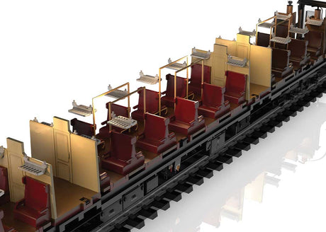Type Bmh Halberstadt Center Entry Car 3-Pack - 3-Rail - Ready to Run -- German State Railroad DR (Era IV 1980s, green, silver & green, brown)-3