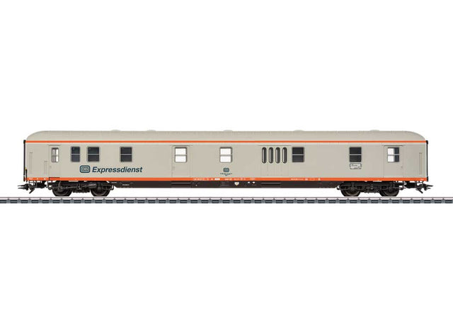 Type Dm 903 Baggage Car- 3-Rail - Ready to Run -- German Federal Railroad DB (Era IV 1987, gray, orange)