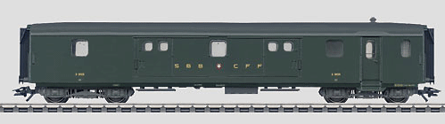 Steel Baggage Car -- Switzerland (SBB)