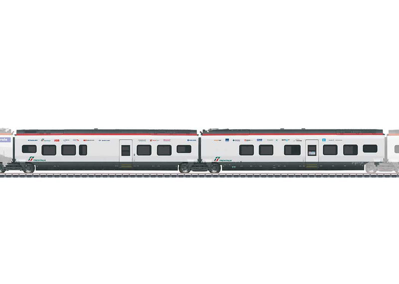 Intermediate Car Add-On for Class RABe 501 Giruno - 3-Rail - Ready to Run -- Swiss Federal Railways SBB Type B (B11) & C (B10) (Era VI 2018-19, white, gr