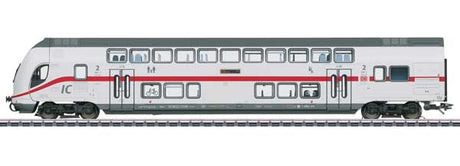 IC2 Type DBpbzfa 668.2 Bi-Level 2nd Class Cab Car - 3-Rail - Ready to Run -- German Railroad DB AG (Era VI 2020, white, gray, red)