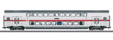 IC2 Type DBpza 682.2 Bi-Level 2nd Class Coach - 3-Rail - Ready to Run -- German Railroad DB AG (Era VI 2020, white, gray, red)-1