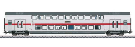 IC2 Type DBpza 682.2 Bi-Level 2nd Class Coach - 3-Rail - Ready to Run -- German Railroad DB AG (Era VI 2020, white, gray, red)-1