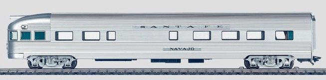 Streamliner Observation Car -- Santa Fe