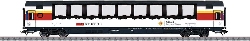 Gotthard Panorama Express 3-Car Set - 3-Rail - Ready to Run -- Swiss Federal Railways SBB 1 (Era VI 2018, black, white, red)-1