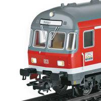 Silberling/Silver Coin Bnrdzf 477 2nd Class Cab Car - 3-Rail - Ready to Run -- German Railroad DB AG #50 80 82-34 324-7 (Era VI; Traffic Red, gray, white)