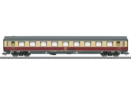Type Avmz 111 1st Class Compartment Car - 3-Rail - Ready to Run -- German Federal Railroad DB (Era IV 1980, red, beige, gray)