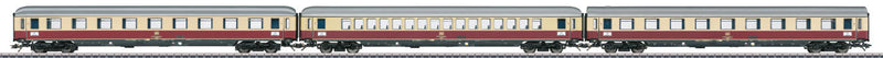 Helvetia Express 3-Car Set - 3-Rail - Ready to Run - Exclusiv -- German Federal Railway (TEE Scheme, Era IV 1975; ivory, red, silver)
