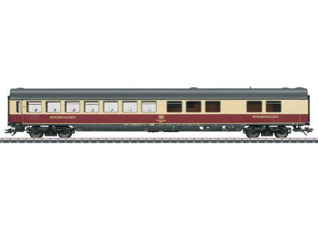 Type WRmh 132 Diner - 3-Rail - Ready to Run -- German Federal Railroad DB (Era IV 1980, red, beige, gray)-2