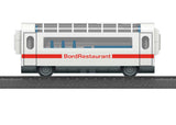 High-Speed Train Diner for Battery-Powered Sets - Ready to Run - My World -- German Railroad DB AG InterCity Express (white, red)-1