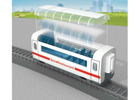 High-Speed Train Diner for Battery-Powered Sets - Ready to Run - My World -- German Railroad DB AG InterCity Express (white, red)-3