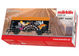 Refrigerator Car - 3-Rail - Ready to Run - Start-Up -- Afri Cola (black, gold, German Lettering)-3