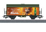 Refrigerator Car - 3-Rail - Ready to Run -- Bluna (Era VI, brown, color graphics, gray)-3