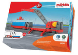Container Crane Loading Add-On Package for My World Battery Train Sets -- Crane Car, Container Car, Siding Track-1