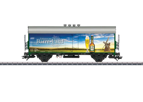 Type Ibopqs Refrigerator Car - 3-Rail - Ready to Run -- Barre Land (Era VI, blue, silver, brown)