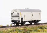 Type Ibs 377 Refrigerator Car - 3-Rail - Ready to Run -- German Federal Railroad DB (Era IV 1983, gray, silver)-1