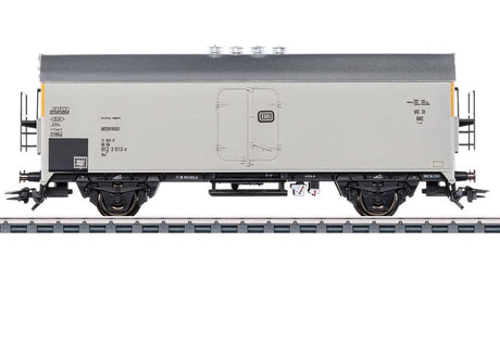 Type Ibs 377 Refrigerator Car - 3-Rail - Ready to Run -- German Federal Railroad DB (Era IV 1983, gray, silver)-2
