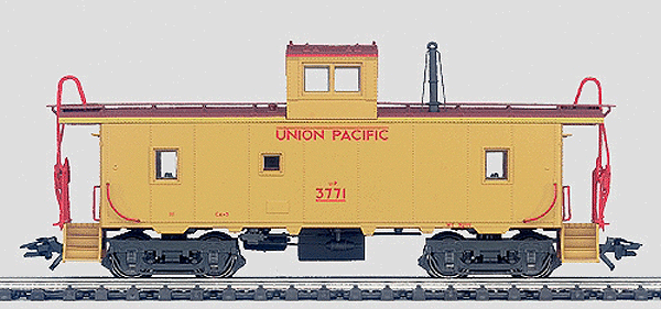 Caboose (Assembled) -- Union Pacific Type CA-3/CA-4  (yellow)