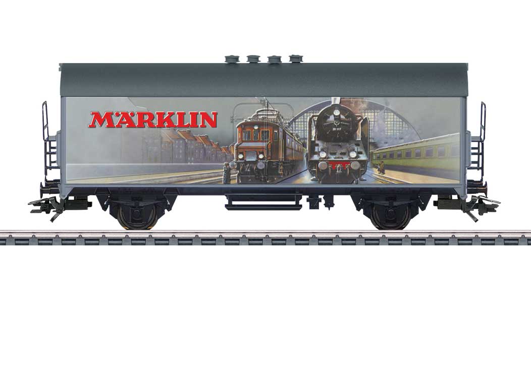 Type Ibopqs Reefer - 3-Rail - Ready to Run -- Marklin Catalog 1929 Cover Graphics