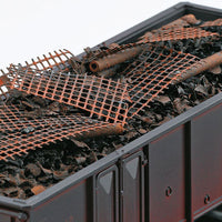 Type Omm 37 Gondola w/Scrap Load - 3-Rail Ready to Run -- German Federal Railroad DB (Era III, Weathered, Boxcar Red)