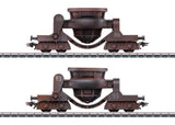 Slag Car 2-Pack - 3-Rail - Ready to Run -- No Roadname, #86, 93 (Era III, Boxcar Red)-1