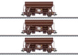 Type Tds Covered Hopper with Hinged Roof 3-Pack - 3-Rail - Ready to Run -- Austrian Federal Railways OBB (Era VI 2011, Boxcar Red)