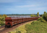 Type Falns 182 12-Pack - 3-Rail - Ready to Run -- German Railroad DB AG (Era VI 2015, Boxcar Red)-3