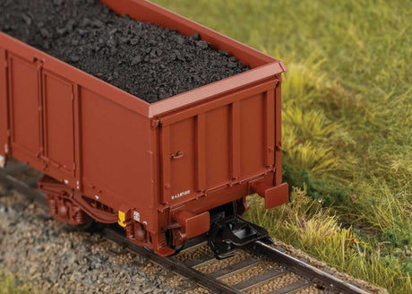 Type Eas 5949 & 5971 Gondola w/Coal Load 6-Pack- 3-Rail - Ready to Run -- German Federal Railroad DB (Era IV & V 1950s, Boxcar Red)-3