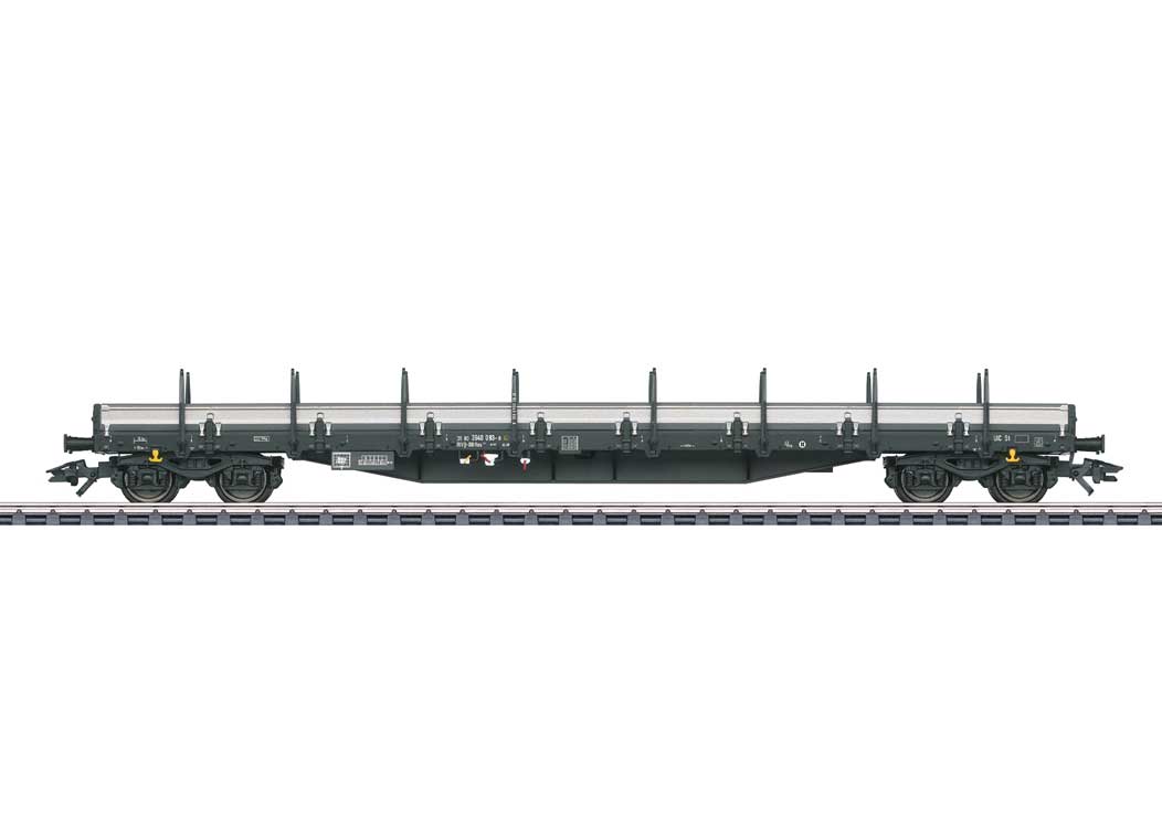 Type Res Low Side Gondola - 3-Rail - Ready to Run -- German Railroad DB AG (Era VI 2010, white)-2