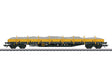 Type Res Low-Side Car with Ballast Load- 3-Rail - Ready to Run -- On Rail (Era VI 2007, yellow, black)