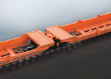 Type Sdggmrss Double Deep Well Car w/Tank Containers - 3-Rail - Ready to Run -- Wascosa (Era VI 2019, red w/Bertschi Loads)-3