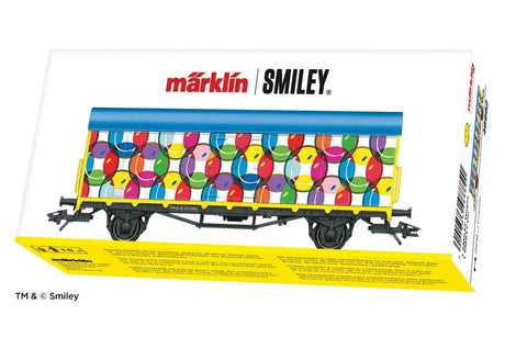 2-Axle Boxcar w/Smooth Sides - 3-Rail - Ready to Run -- 2024 Smiley(R) Graphics-2