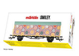 2-Axle Boxcar w/Smooth Sides - 3-Rail - Ready to Run -- 2026 Smiley(R) Graphics-2