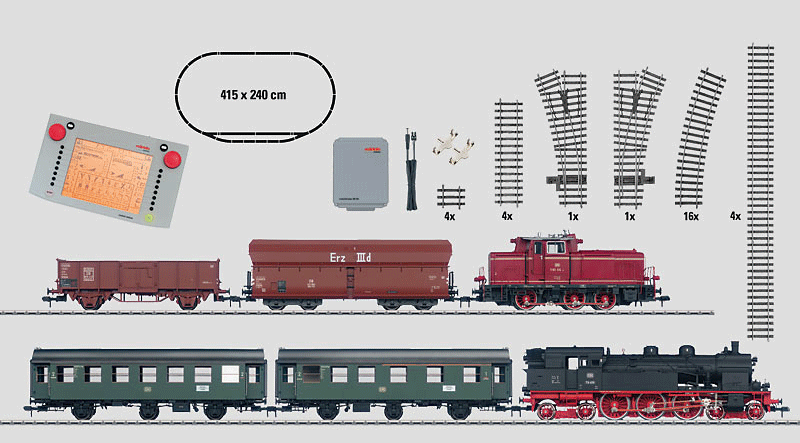 Digital 2-Train Start Set w/CNT Station -- DB