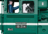 Class 18 4-6-2 - Sound and DCC -- Sinsheim Technology Museum #18 314 (Era VI 2021, green, red)-3