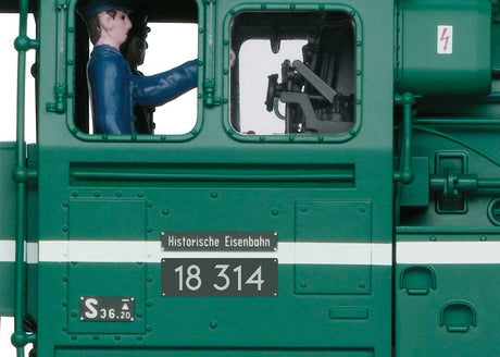 Class 18 4-6-2 - Sound and DCC -- Sinsheim Technology Museum #18 314 (Era VI 2021, green, red)-3