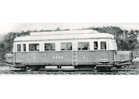 Class Cvt-34 Wismar Rail Bus - Sound and Digital -- Saar Railways SAAR #73 (Era II 1934, wine red, ivory)