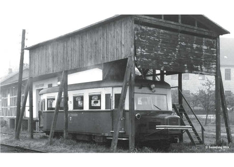 Class Cvt-34 Wismar Rail Bus - Sound and Digital -- Wittlag County Railroad WKB #T5 (Era III/IV 1960s, red, white)