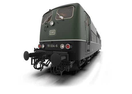 Class 151 Electric - Sound and DCC -- German Federal Railroad DB #151 075 (Era IV 1975, 2-Tone Green)-2