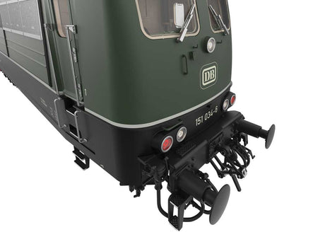 Class 151 Electric - Sound and DCC -- German Federal Railroad DB #151 075 (Era IV 1975, 2-Tone Green)-5