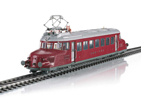 Class RCe 2/4 Red Arrow Powered Rail Car - Sound and DCC -- Oensingen-Balsthal OeBB #607 (Era VI 2023, red, silver, gray)-1