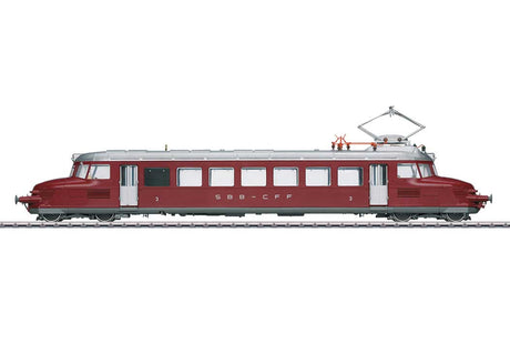 Class RCe 2/4 Red Arrow Powered Rail Car - Sound and DCC -- Oensingen-Balsthal OeBB #607 (Era VI 2023, red, silver, gray)-2