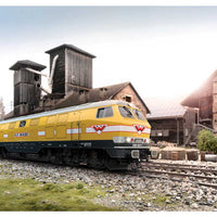 Henschel DH 4000 Class V 320 Diesel - Sound and DCC -- Wiebe 320 001-1 (Era VI 2015, yellow, white, red, gray)