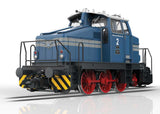 Henschel DH 500 Ca Diesel - Sound and DCC -- Henschel #2 (Era III 1962, blue, silver, black, red)-1